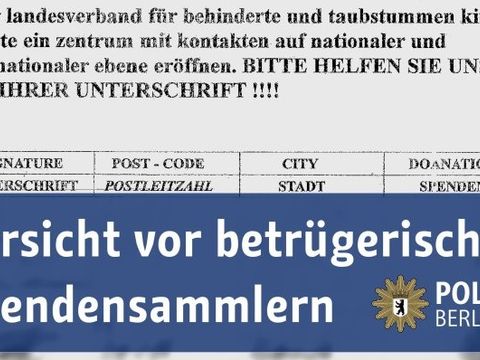 Spendensammelbetrug