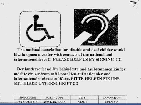 Spendensammelbetrug
