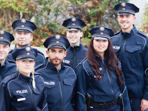 Gruppe von Auszubildenden