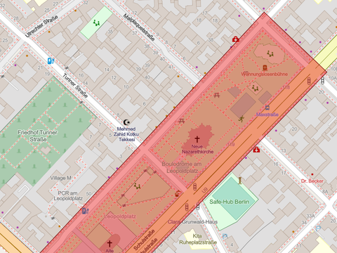 Waffen- und Messerverbotszone Leopoldplatz