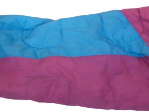 Schlafsack des Opfers