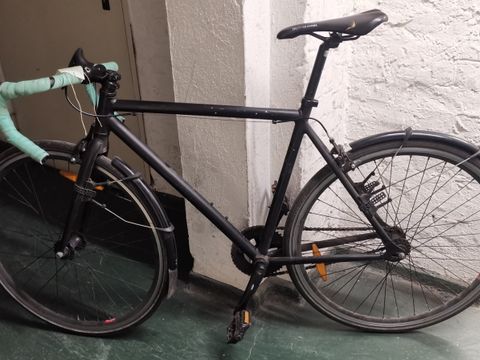 Türkises Herrenfahrrad