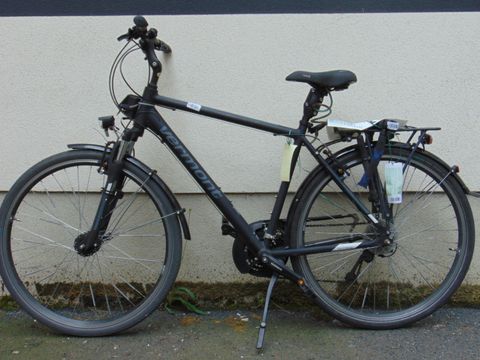 Graues Herrenfahrrad