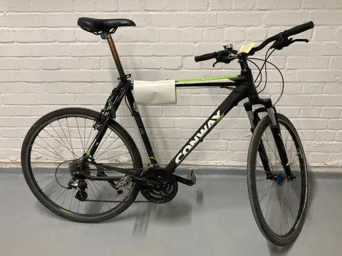 Schwarzes Herrenfahrrad