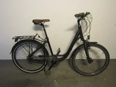 Schwarzes Damenfahrrad