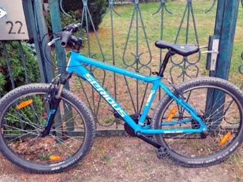 Blaues Fahrrad