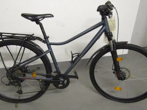 Blaues Herrenfahrrad