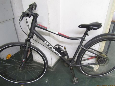 Graues Fahrrad