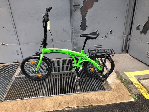 Grünes Klapprad