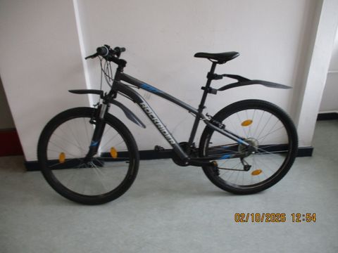Graues Herrenfahrrad