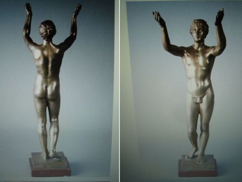 Bronze Stehender Knabe