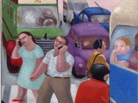 Avenida - Acryl auf Leinwand