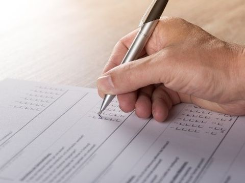 Ausfüllen eines Formulars