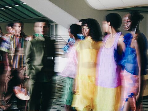Models auf dem Laufsteg bei der Berlin Fashion Week SS27