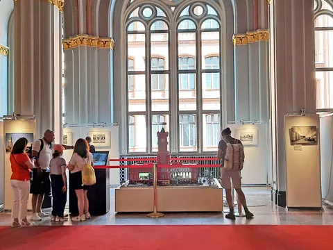 Ausstellungsfläche im Roten Rathaus
