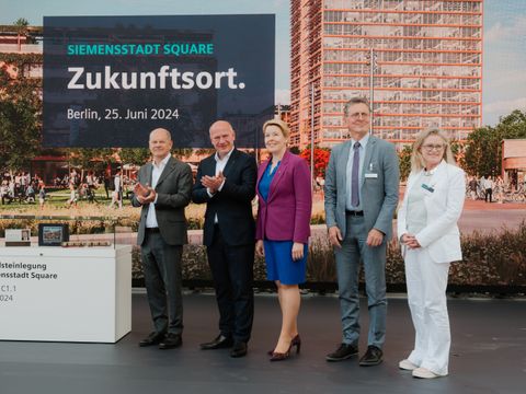 Grundsteinlegung Siemensstadt Square