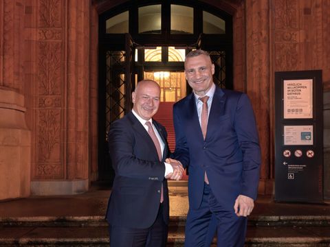 Empfang von Vitaliy Klitschko am 11.11.2025