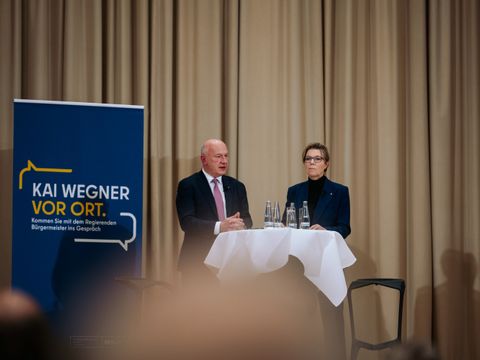 Kai Wegner vor Ort in Steglitz-Zehlendorf am 19.1.2026