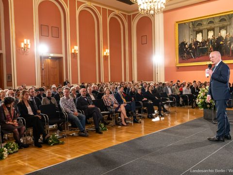 Verleihung der Obermayer Awards 2024 am 29.01.2024 im Roten Rathaus