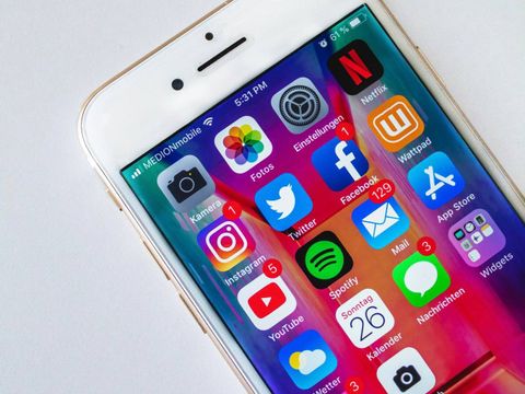 Handy mit Apps