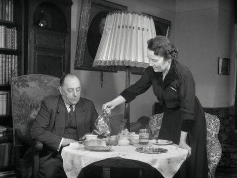 Walther Schreiber (CDU) mit Frau Ada Schreiber, 1951 (Bild: Landesarchiv Berlin)