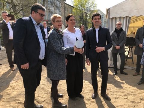 Grundsteinlegung Grundschule Sewanstrasse