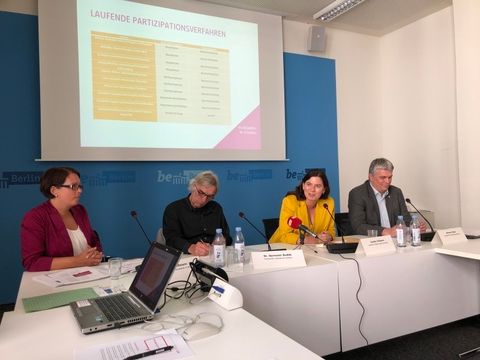 Pressekonferenz zum Leitfaden Partizipation