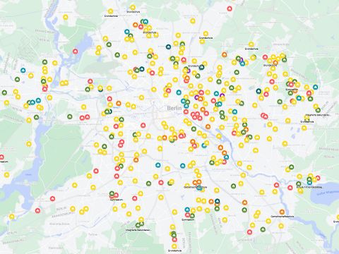 Foto Schulbaukarte Berlin
