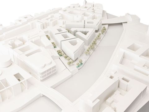Anerkennung BLK2 Architekten Modellfoto