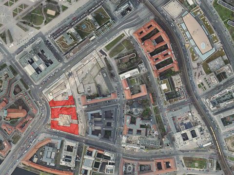Luftbild mit Wettbewerbsgebiet