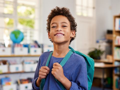 Grundschüler der 4. Klasse vor dem Wechsel auf eine weiterführende Schule