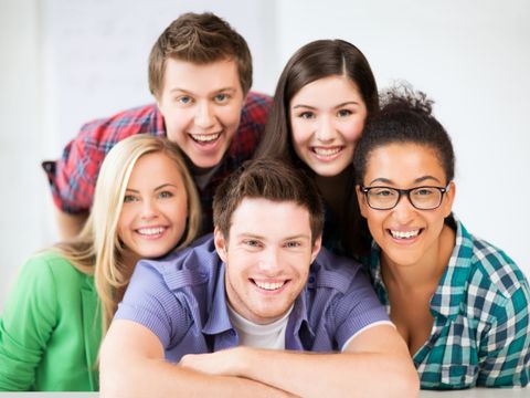 ältere Schüler in der Schule