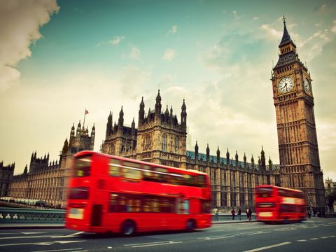 Rote Busse in London