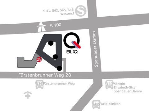 BLiQ-Anfahrt