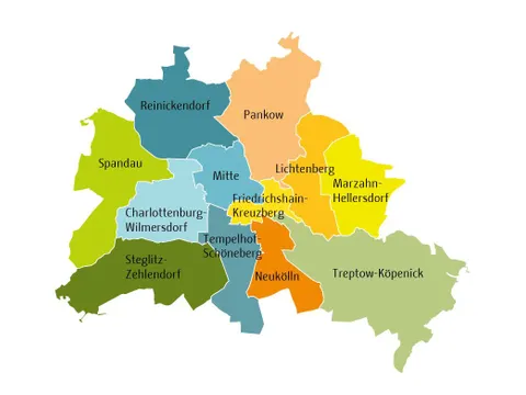 Berlinkarte SIBUZ farblich