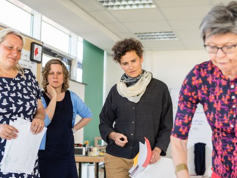 Lehrkräfte bei Workshop