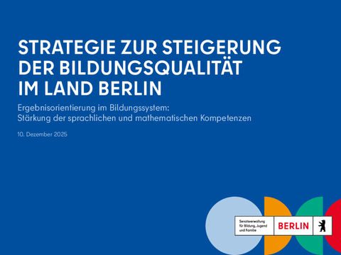 Strategie zur Steigerung der Bildungsqualität im Land Berlin