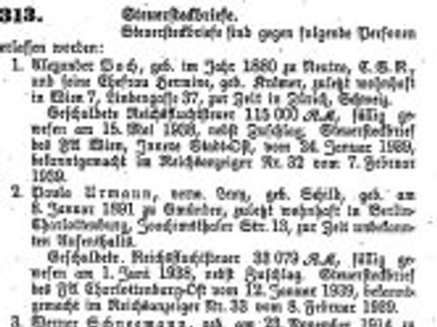 Steuersteckbriefe