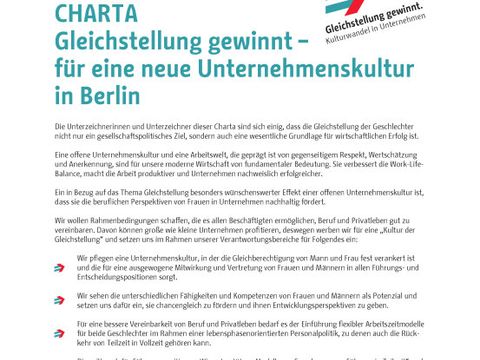 Charta ohne Unterschrift