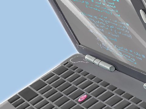 Bild zeigt Ausschnitt eines Laptops für Berufsbild Fachinformatikerin