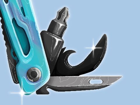Bild zeigt Ausschnitt eines Leathermans für Berufsbild Fachkraft für Veranstaltungstechnik