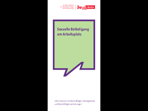 Sexuelle Belästigung am Arbeitsplatz
