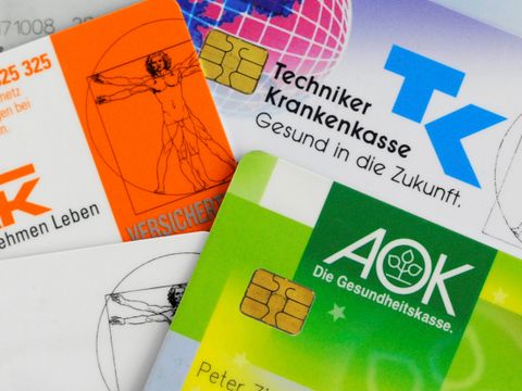Chip-Karten von gesetzlichen Krankenversicherungen