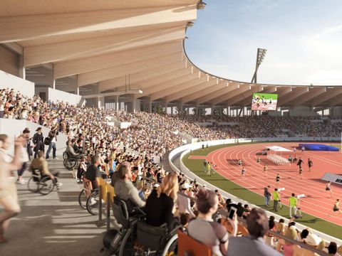 Neues Stadion im Friedrich-Luldwig-Jahn Sportpark