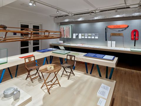 Wassersportmuseum Grünau: Blick den Ausstellungsbereich Natur und Freizeit