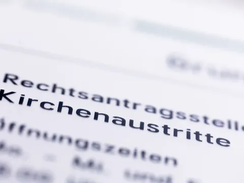 Antrag zum Kirchenaustritt