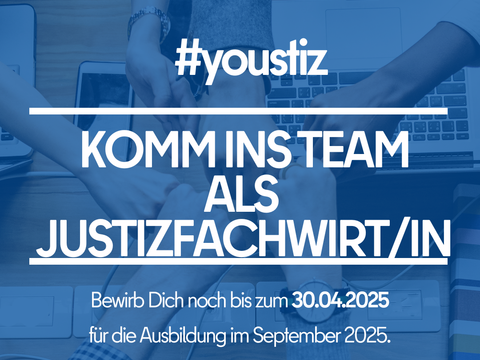 Ausschreibung Justizfachwirt/in 2025