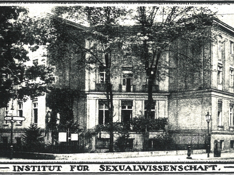 Ehemaliger Standort des Instituts für Sexualwissenschaft am heutigen Standort des Haus der Kulturen der Welt