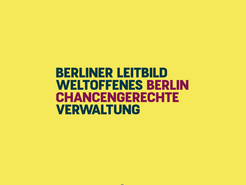 Logo zum Leitbild der Berliner Verwaltung