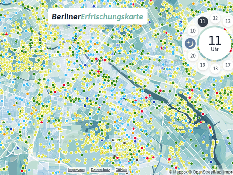 Berliner Erfrischungskarte
